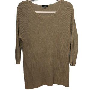 Babaton Silk & Linen Women's Beige Sweater